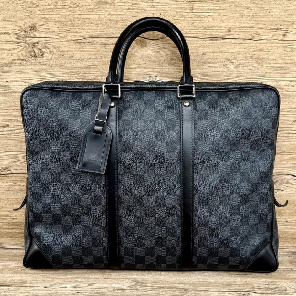 Louis Vuitton Damier Graphite Porte Documents Voyage Briefcase